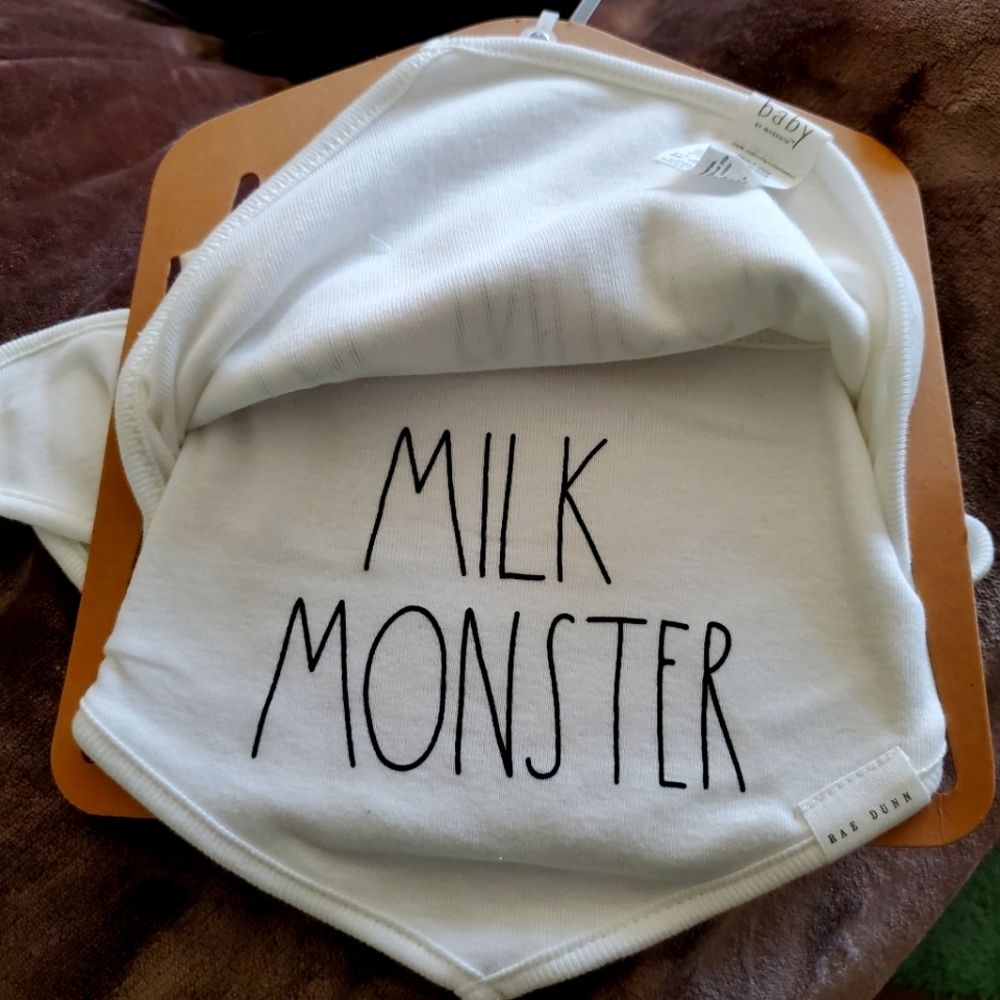 Rae & Dunn bib, one for $6 or two for $10